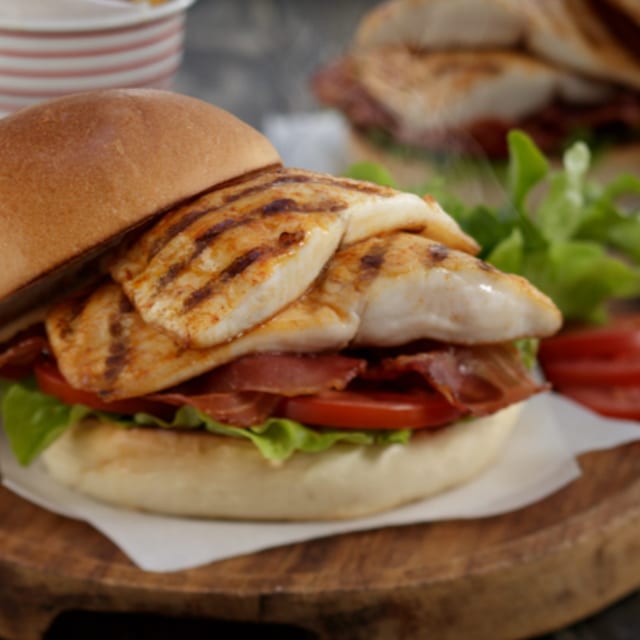 Grilled Fish Sandwich.