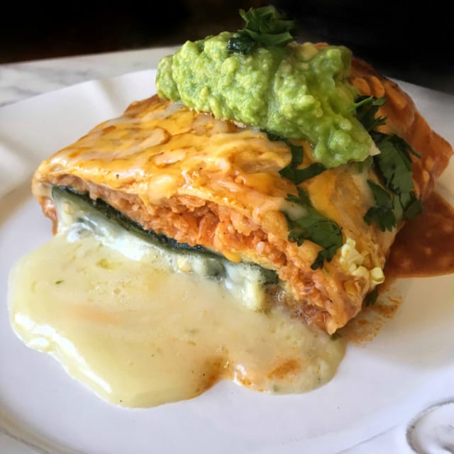 Cheese Chile Relleno Omelette.