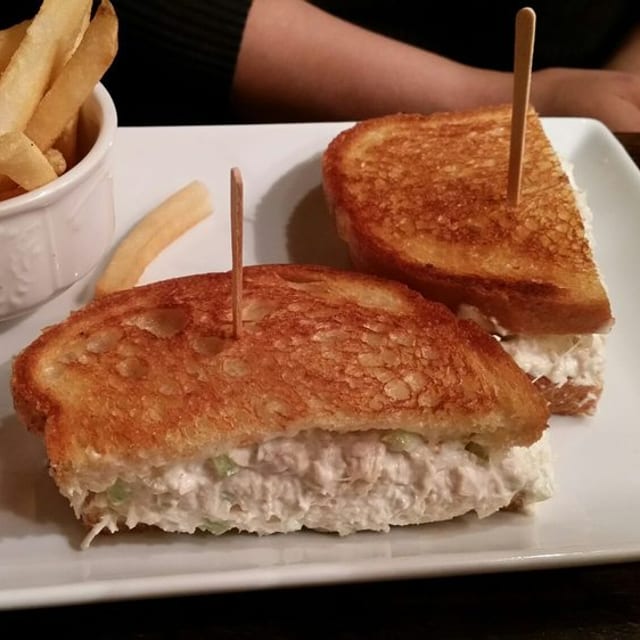 Chicken or Tuna Melt Sandwich.
