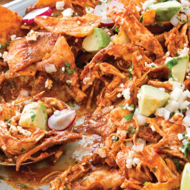 Chicken Chilaquiles.