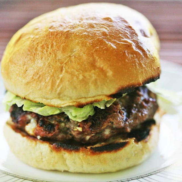 Bleu Cheese Burger.