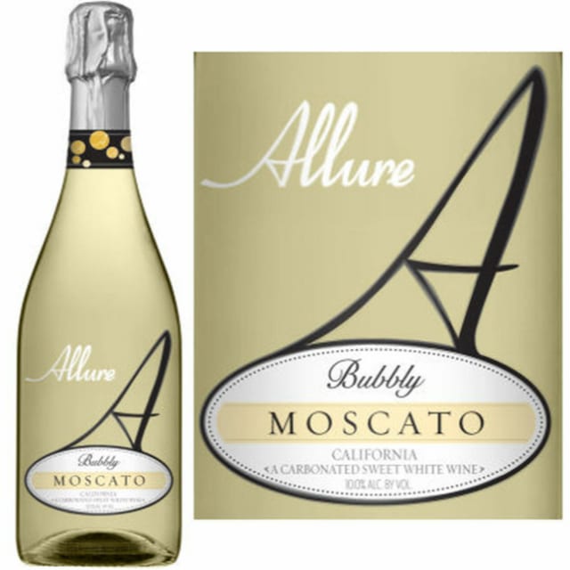 Allure, Moscato Sparkling Wine.