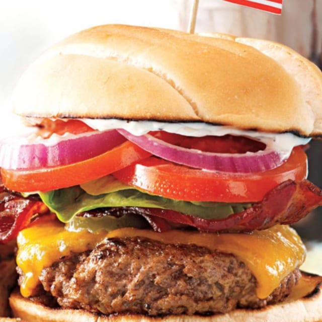 American Cheese Burger.