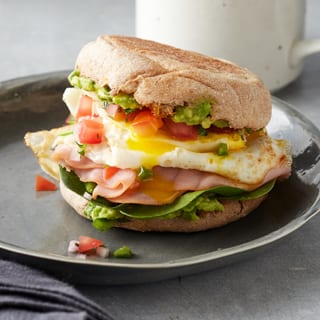 Mediterranean Sausage & Eggs Sandwich