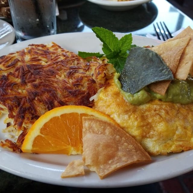 Bacon Guacamole Omelette.