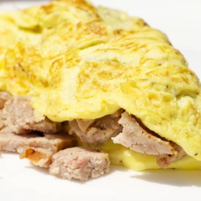 Sausage Omelette.