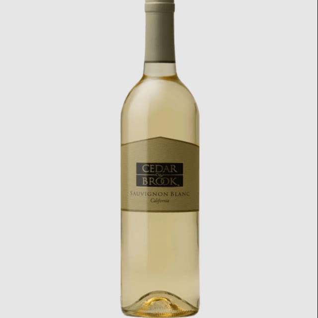 Sauvignon Blanc Cedar Brook, California White Wine.