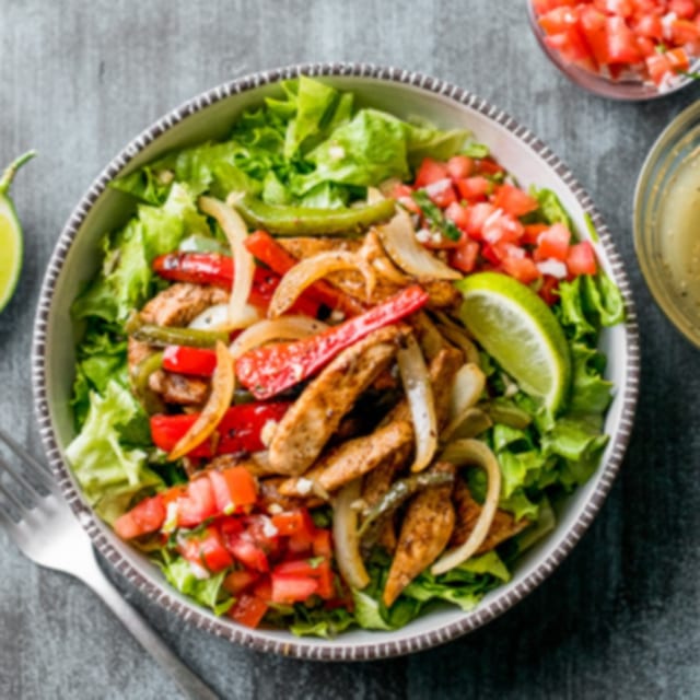 Fajita Salad.