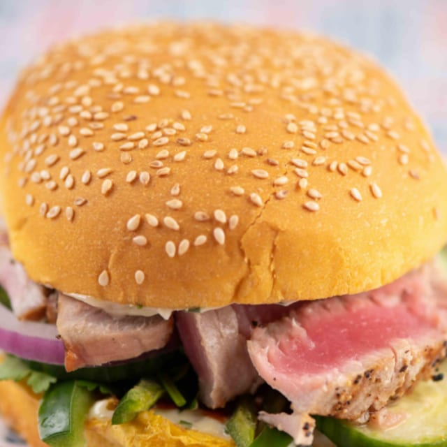Ahi Tuna Sandwich.