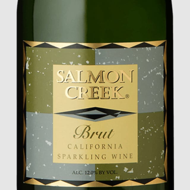 Salmon Creek Brut, California Sparkling Wine.